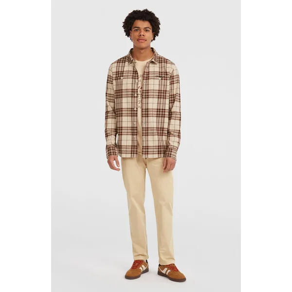 Chemise Must-Have en flanelle | Beige Flannel Check