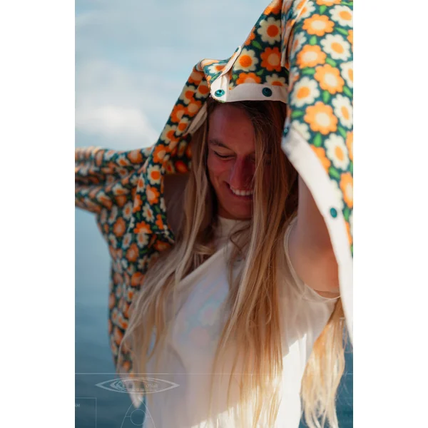 Chemise O'Riginals Superfleece | Green Retro Flower