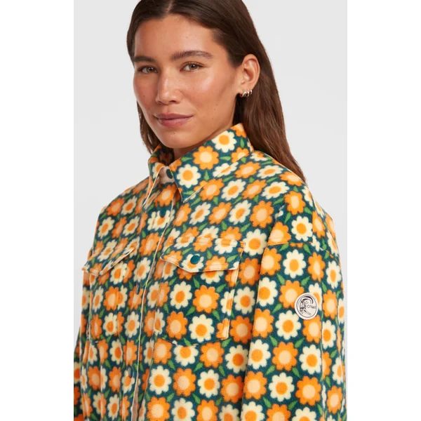 Chemise O'Riginals Superfleece | Green Retro Flower