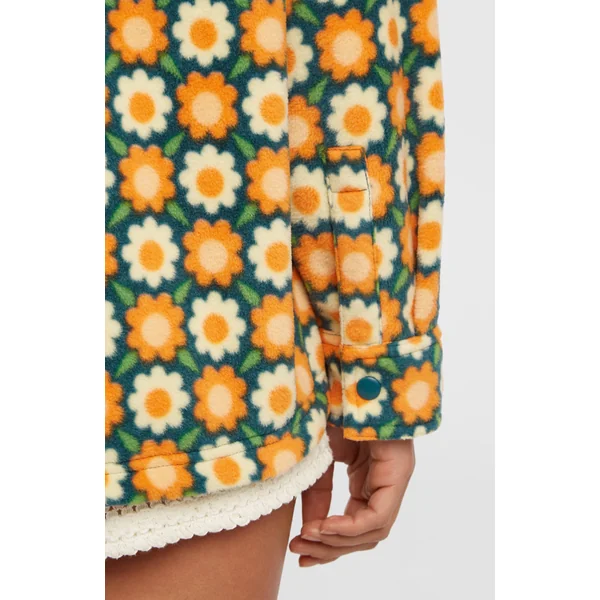 Chemise O'Riginals Superfleece | Green Retro Flower