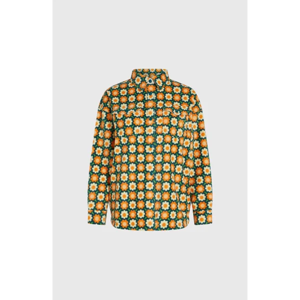 Chemise O'Riginals Superfleece | Green Retro Flower