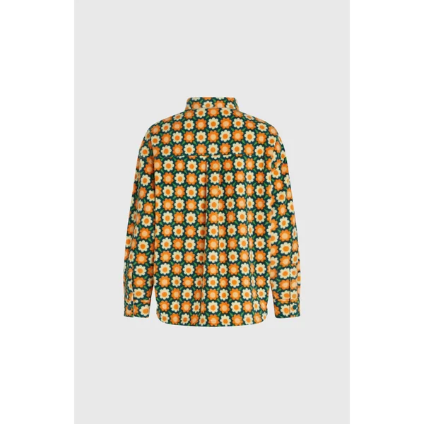 Chemise O'Riginals Superfleece | Green Retro Flower