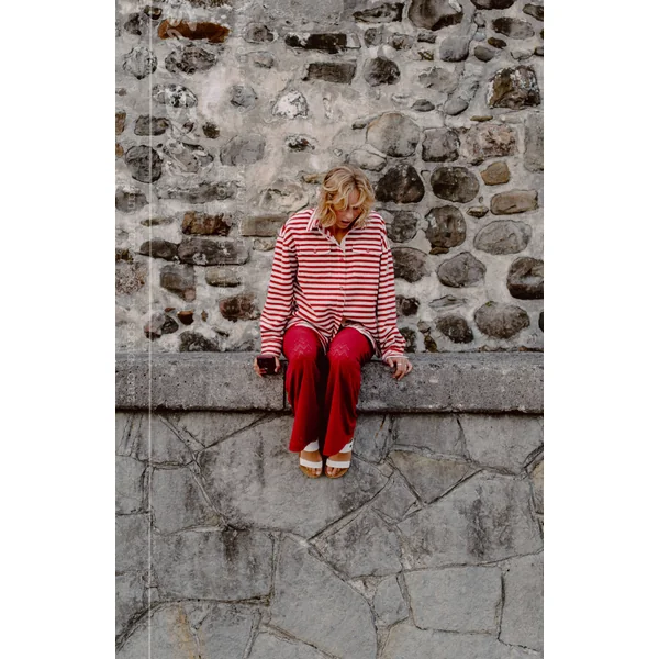 Chemise O'Riginals Superfleece | White/Red Originals Stripe