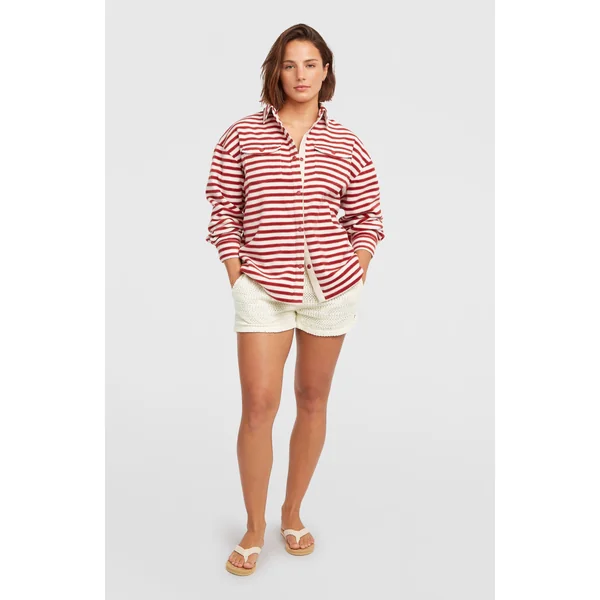 Chemise O'Riginals Superfleece | White/Red Originals Stripe