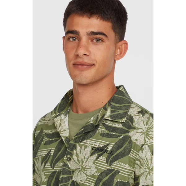 Chemise Print | Green Dusty Flower