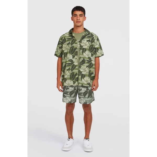 Chemise Print | Green Dusty Flower