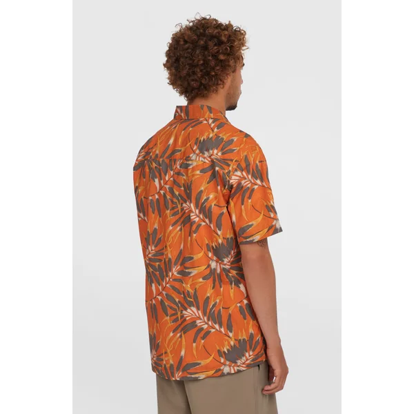 Chemise Print | Orange Dipped Leaves