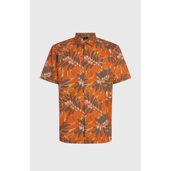 Chemise Print | Orange Dipped Leaves