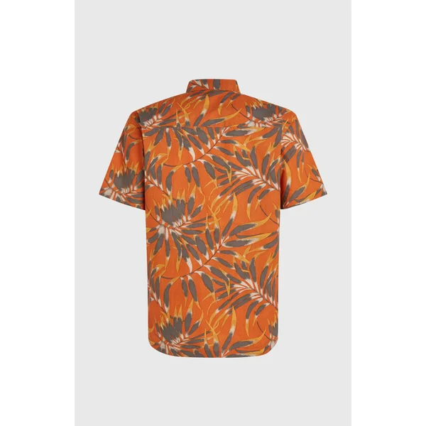 Chemise Print | Orange Dipped Leaves