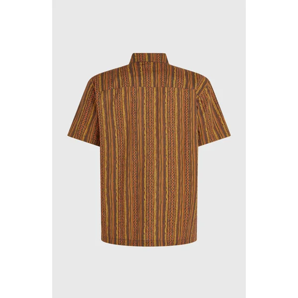 Chemise Print | Orange Pressed Lines