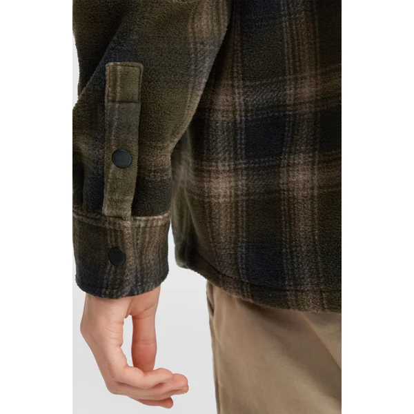 Chemise Superfleece | Green Check Small