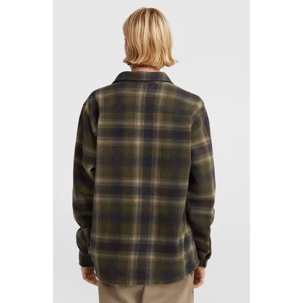 Chemise Superfleece | Green Check Small