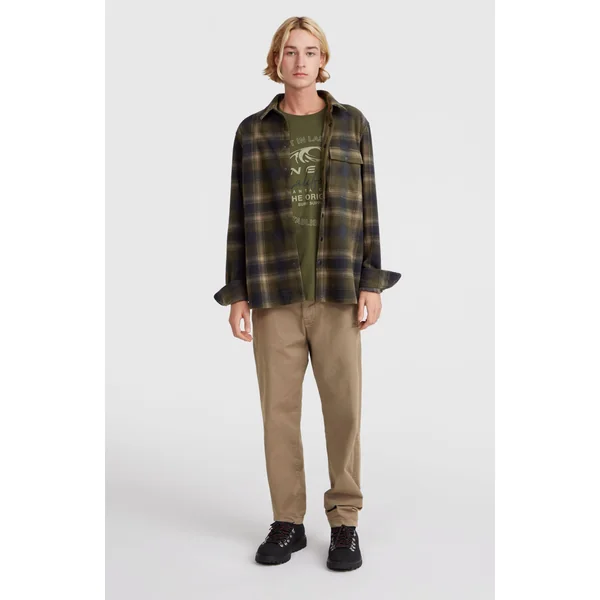 Chemise Superfleece | Green Check Small