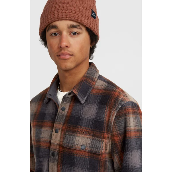 Chemise Superfleece | Grey Check Small