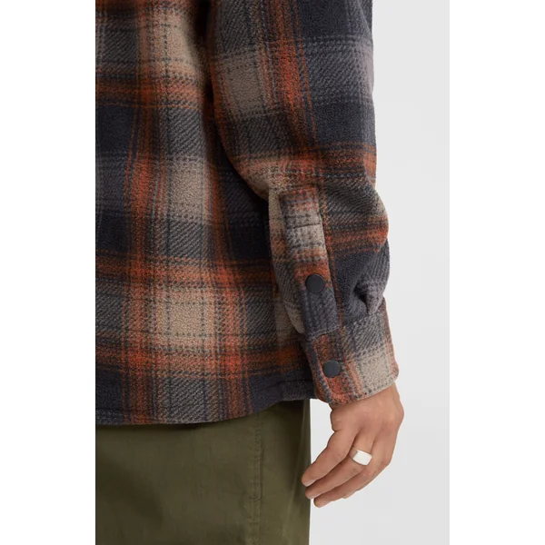Chemise Superfleece | Grey Check Small