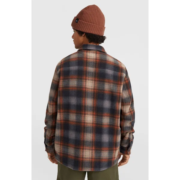 Chemise Superfleece | Grey Check Small
