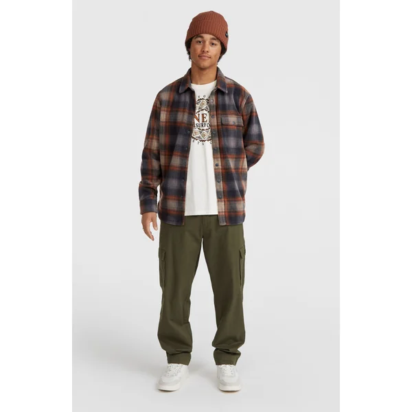 Chemise Superfleece | Grey Check Small