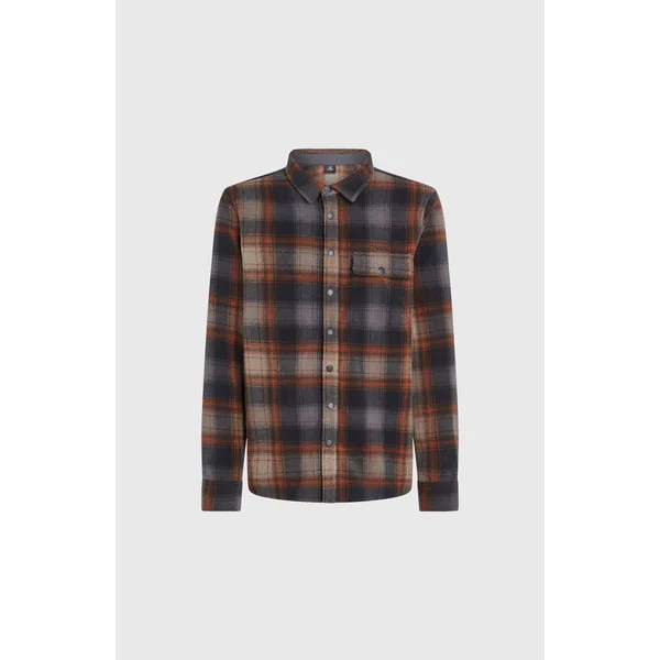 Chemise Superfleece | Grey Check Small
