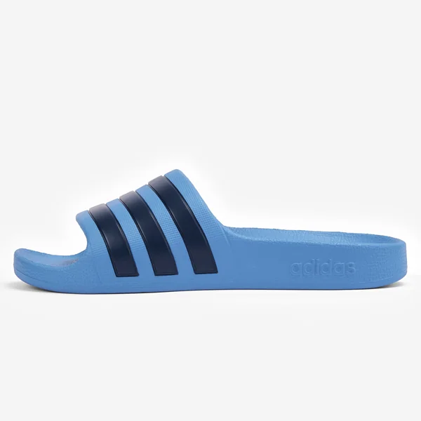 Claquette de piscine enfant, Adilette ray bleu