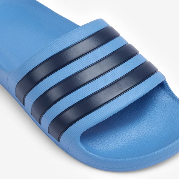 Claquette de piscine enfant, Adilette ray bleu