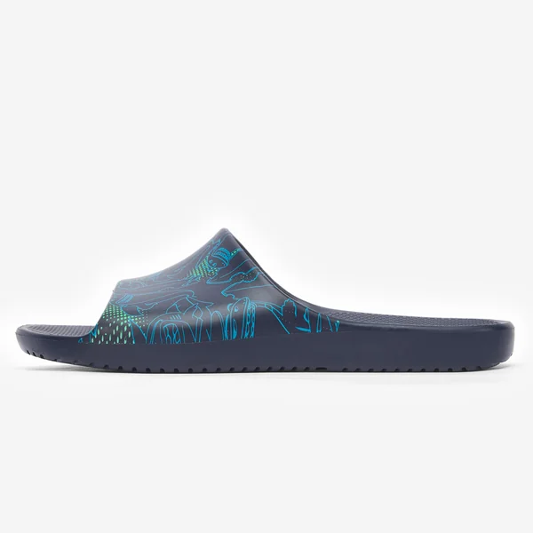 Claquettes de piscine enfant, Slap 500 requins marine