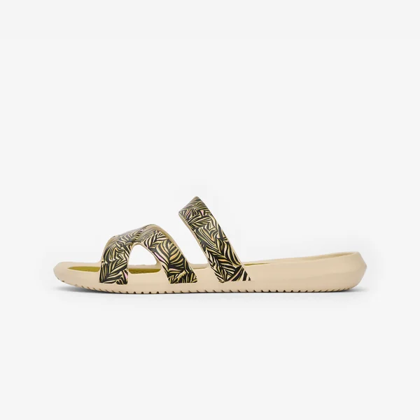 Claquettes piscine Femme - Slap 500 beige or olive