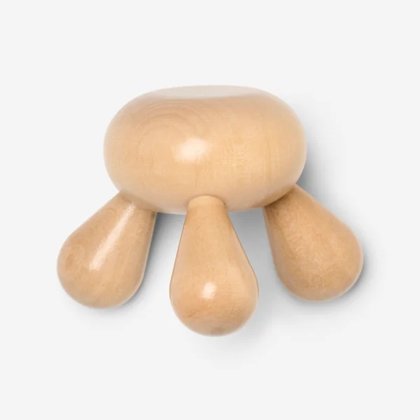 Coffret 4 accessoires de massage en bois
