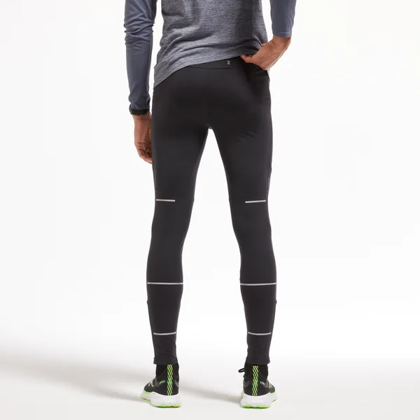 Collant de running respirant Homme - KIPRUN Run 500 Dry Noir