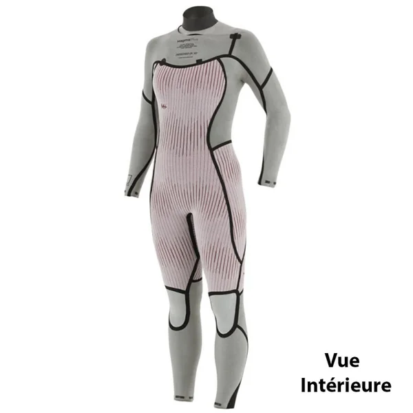COMBINAISON FEMME MANERA MAGMA METEOR 5/4/3 FRONTZIP NOIR
