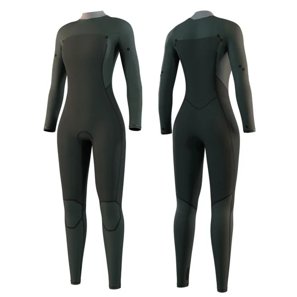 Combinaison femme mystic haven 4-3 frontzip 2026 noir