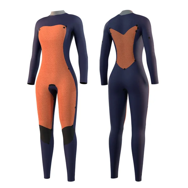Combinaison femme mystic star 4-3 frontzip 2026 noir