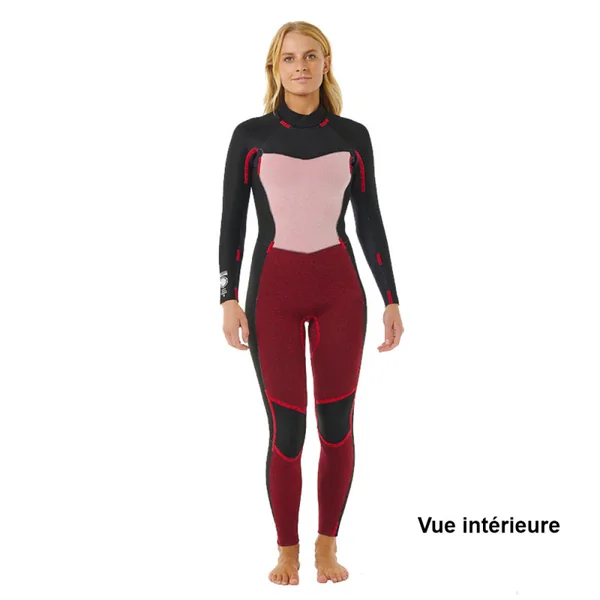 Combinaison femme rip curl dawn patrol sub 4-3 bz rust