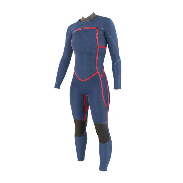 Combinaison intégrale femme SOORUZ Divine 4/3 Front Zip Blue - Glisse en eaux fraîches
