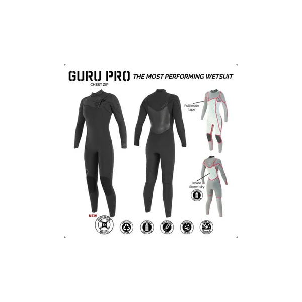 Combinaison intégrale femme SOORUZ Guru+ CZ 5/4 Black