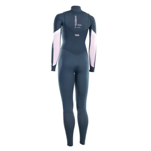 Combinaison ion amaze element semidry 4-3 frontzip femme bleu