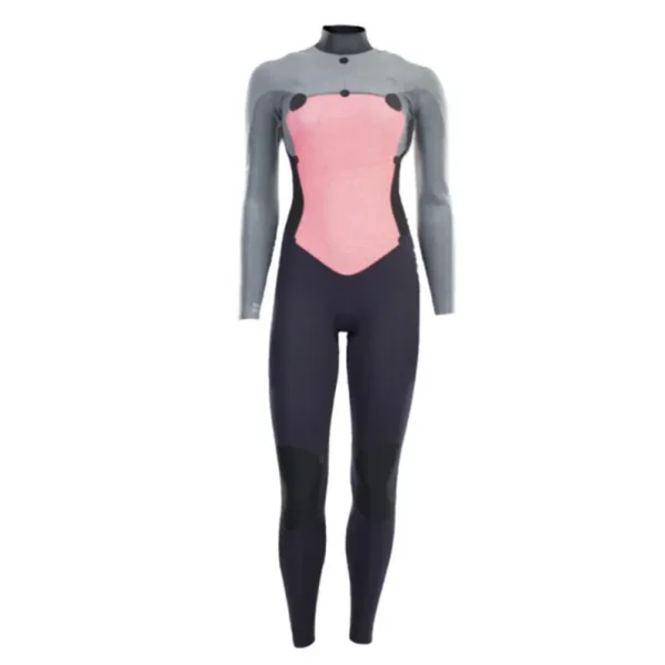 Combinaison ion amaze element semidry 4-3 frontzip femme bleu