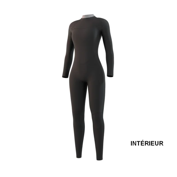 COMBINAISON MYSTIC BRAND 3/2 BACKZIP FEMME BLEU