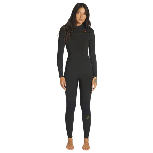 Combinaison neoprene femme billabong synergy 5-4 frontzip meteorite