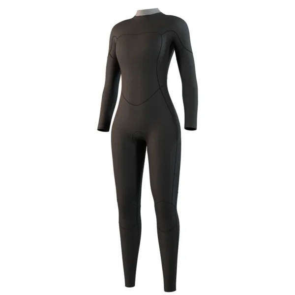 Combinaison neoprene femme mystic brand flatlock 3-2 backzip 2026 noir