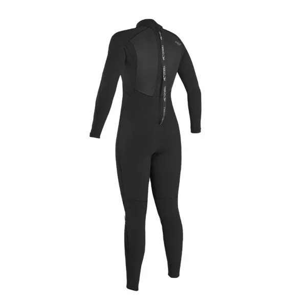 Combinaison neoprene femme oneill epic 5-4 back zip noir-dayglo