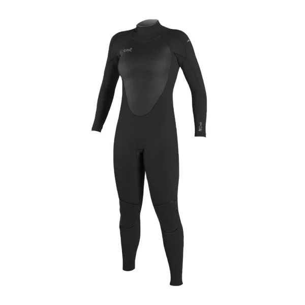 Combinaison neoprene femme oneill epic 5-4 back zip noir-dayglo