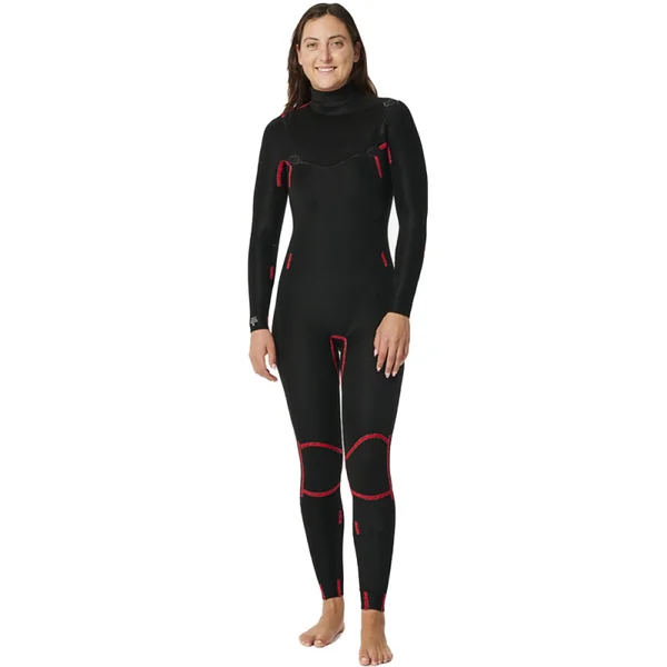 Combinaison neoprene femme rip curl dawn patrol 4-3 frontzip noir