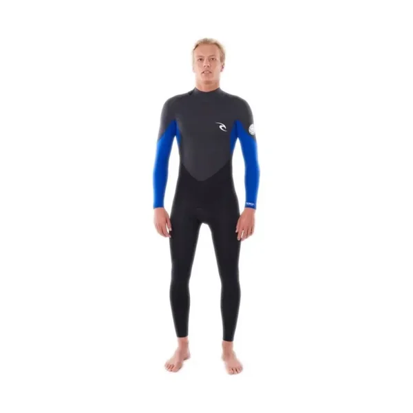 Combinaison neoprene rip curl omega 4/3 back zip steamer blue