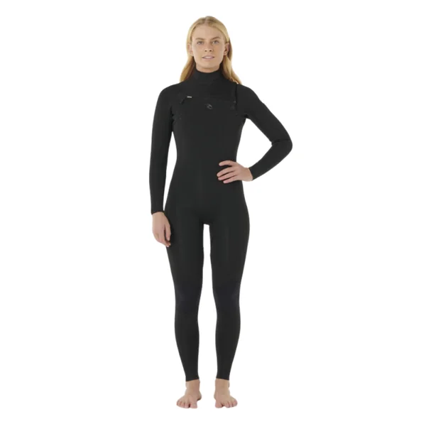 Combinaison Néoprène Femme RIP CURL DAWN PATROL PRO 3/2mm Chest Zip Noir