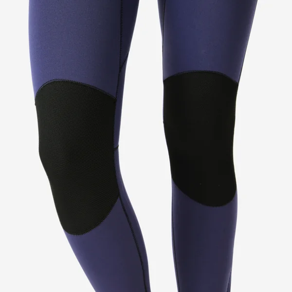 Combinaison néoprène intégrale 3/2 double zip longe-côte femme, leaf palm