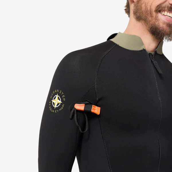 Combinaison néoprène longe-côte intégrale 3/2 double zip Homme - classic
