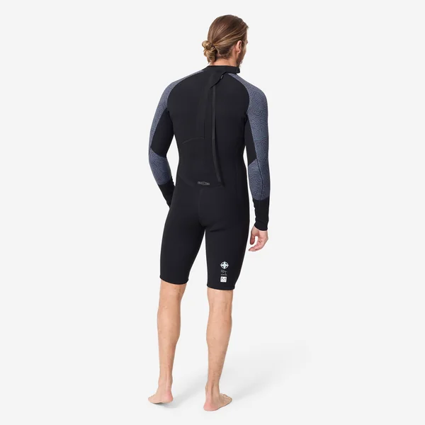 Combinaison néoprène longe-côte shorty 4/3 double zip Homme - optimizer