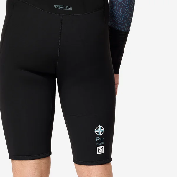 Combinaison néoprène longe-côte shorty 4/3 double zip Homme - optimizer