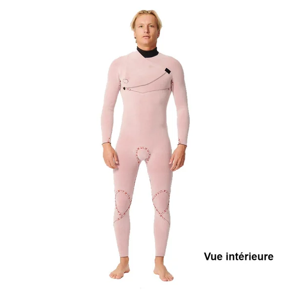Combinaison rip curl fbomb fusion gb 4-3 zip free noir