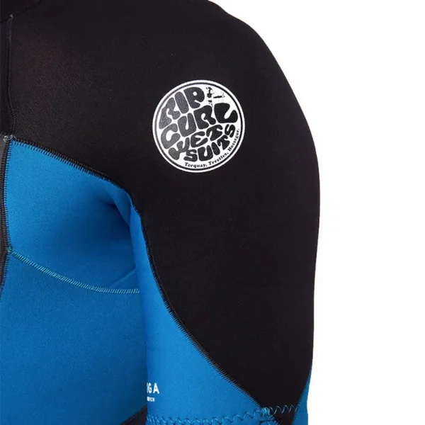 Combinaison rip curl omega 2-2 backzip manches courtes bleu